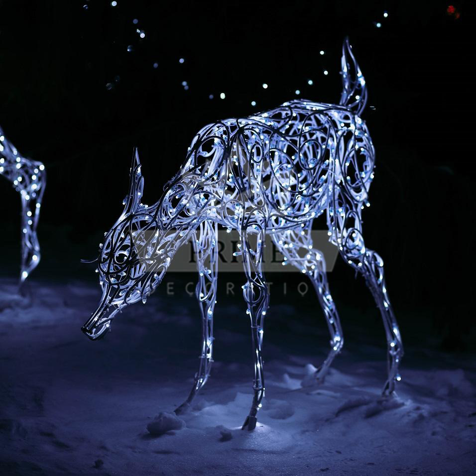 Светодиодный Олененок, высота 1,2 м