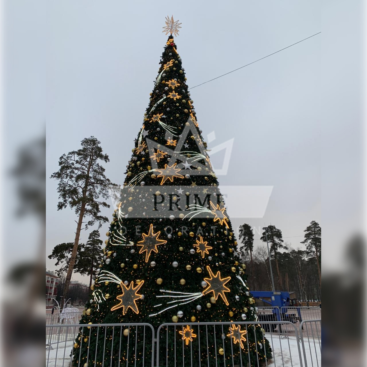 Метеор. Комплект оформления для искусственной уличной елки