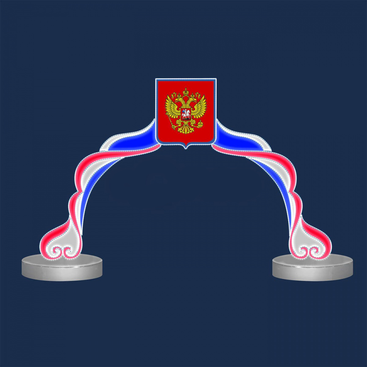 Светодиодная праздничная арка "Герб"