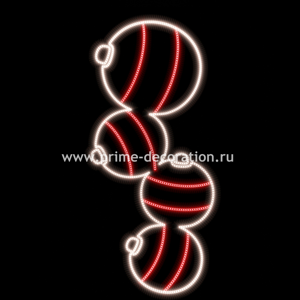 Световая конструкция Наоми, ширина 1 м высота 2 м