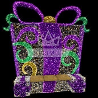 Фотозона Подарок с бантом (цвет на выбор)