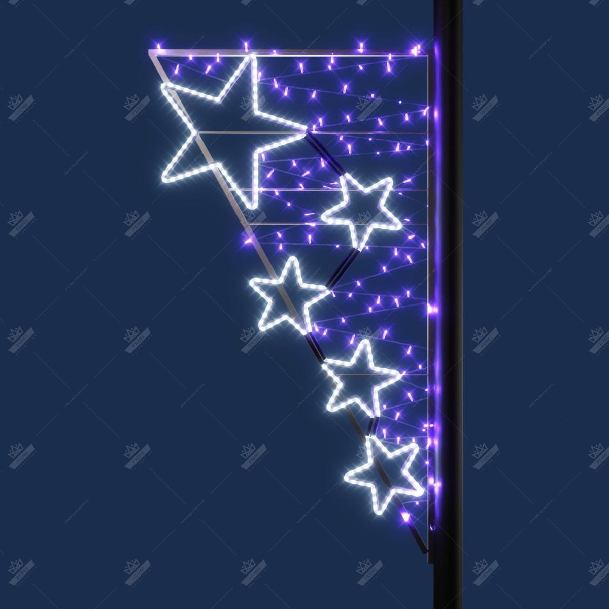 Светодиодная Консоль Звездное Небо, ширина 1 м высота 1,8 м