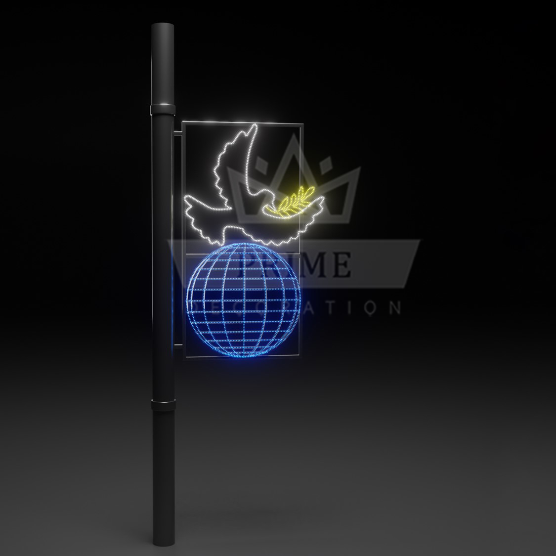 Светодиодная Консоль К002, высота 2 м