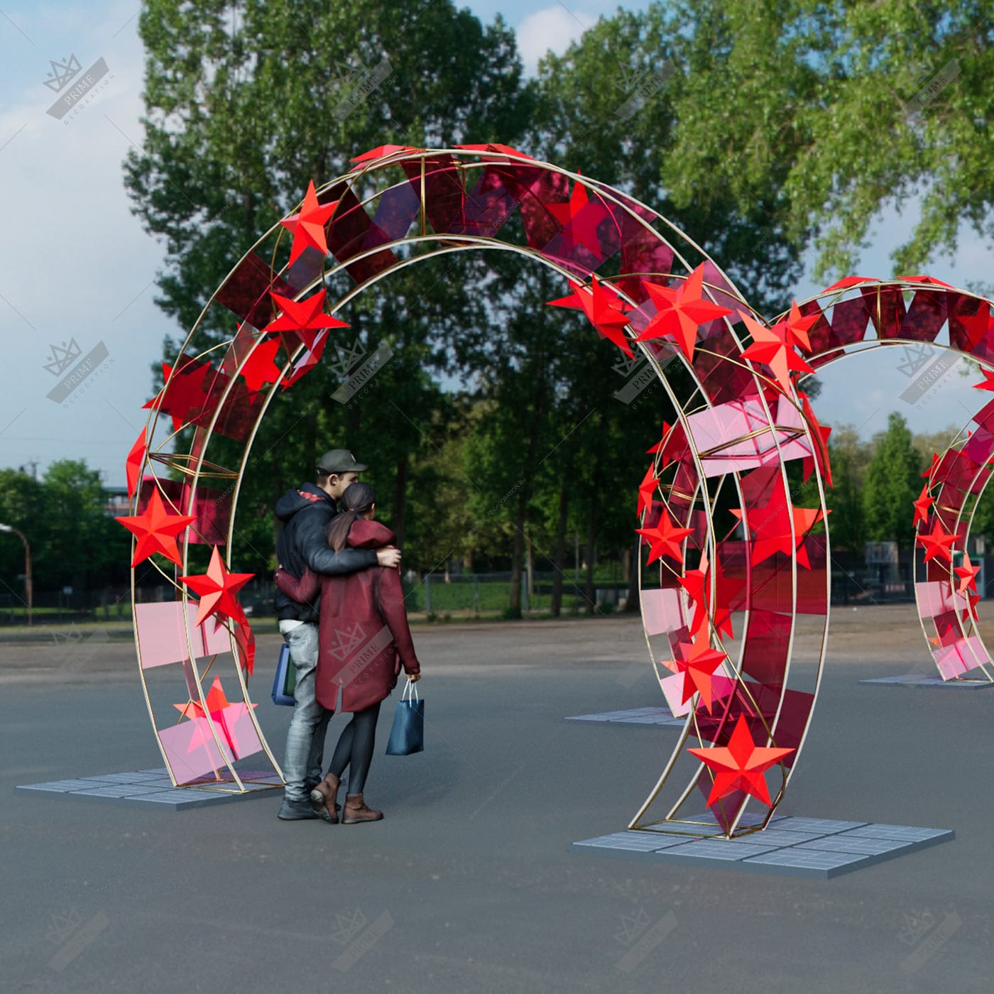 Праздничная арка «Воинская слава»