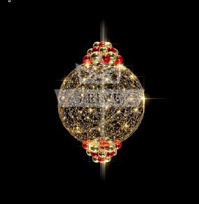 Светодиодная консоль Фаберже, ширина 1,2 м высота 1,6 м