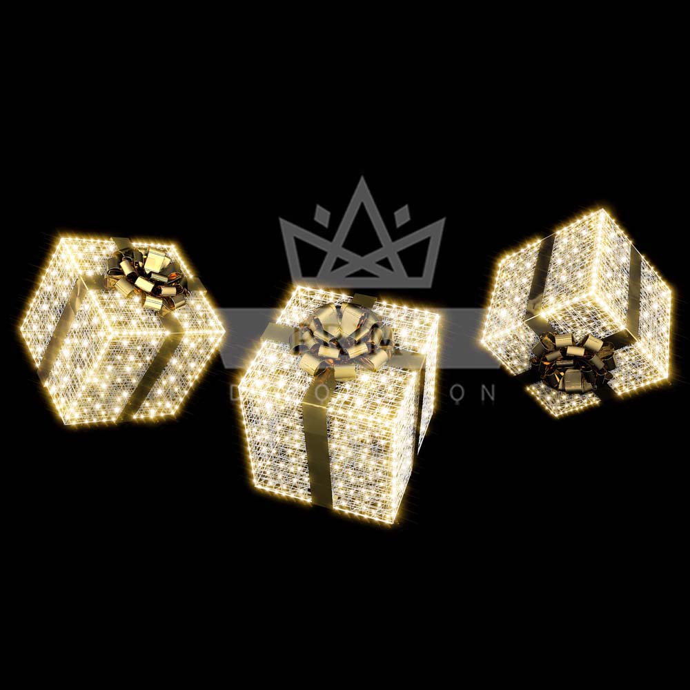 Световая декоративная фигура Подарок