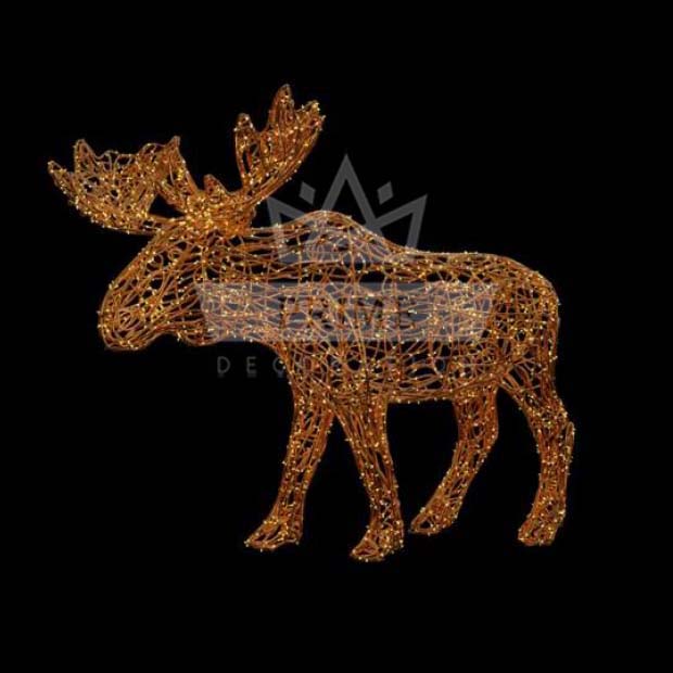 Светодиодная конструкция Лось, высота 1,7 м