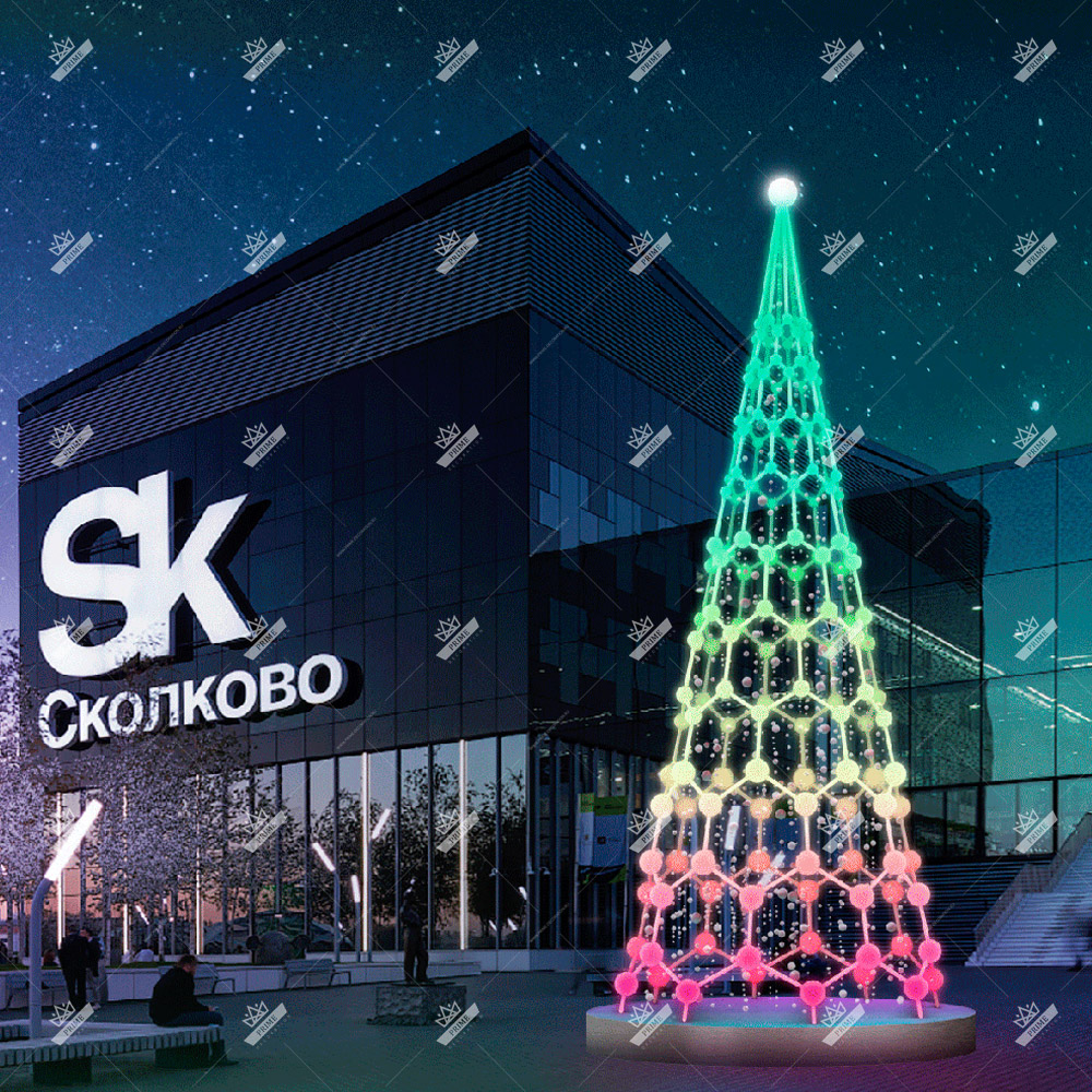 Искусственная уличная елка Молекула