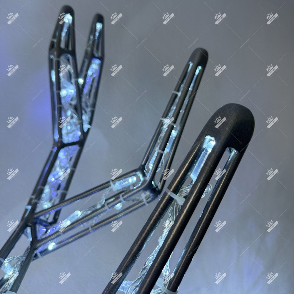 Светодиодный Полигональный Олень, высота 2 м