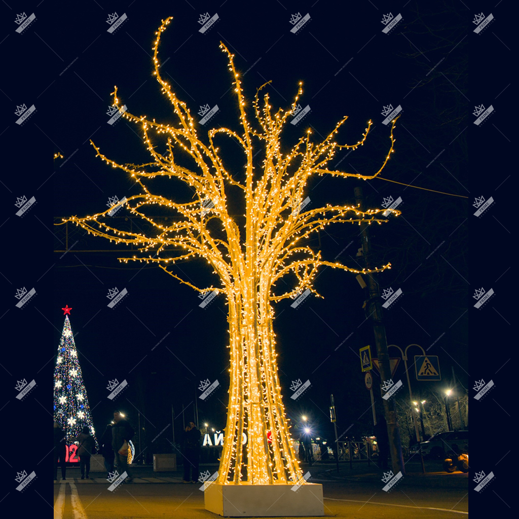 Светодиодное дерево 1, высота 4,5 м