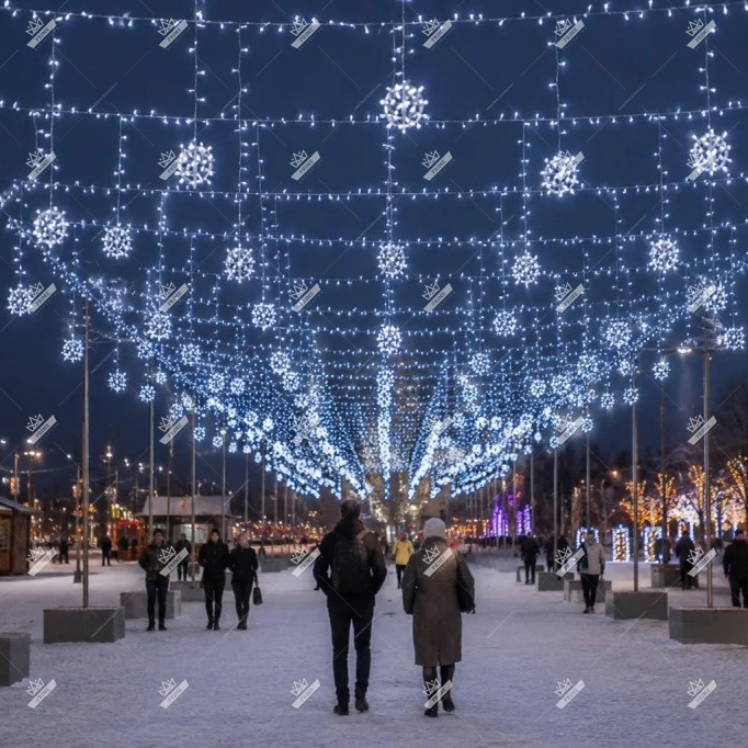Световой потолок Снежное небо