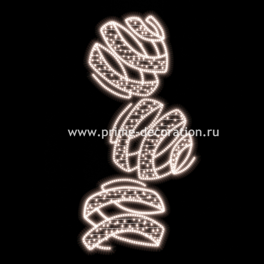 Световая конструкция Мусати, ширина 1 м высота 2 м