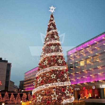 Комплект оформления для искусственной уличной елки Млечный путь