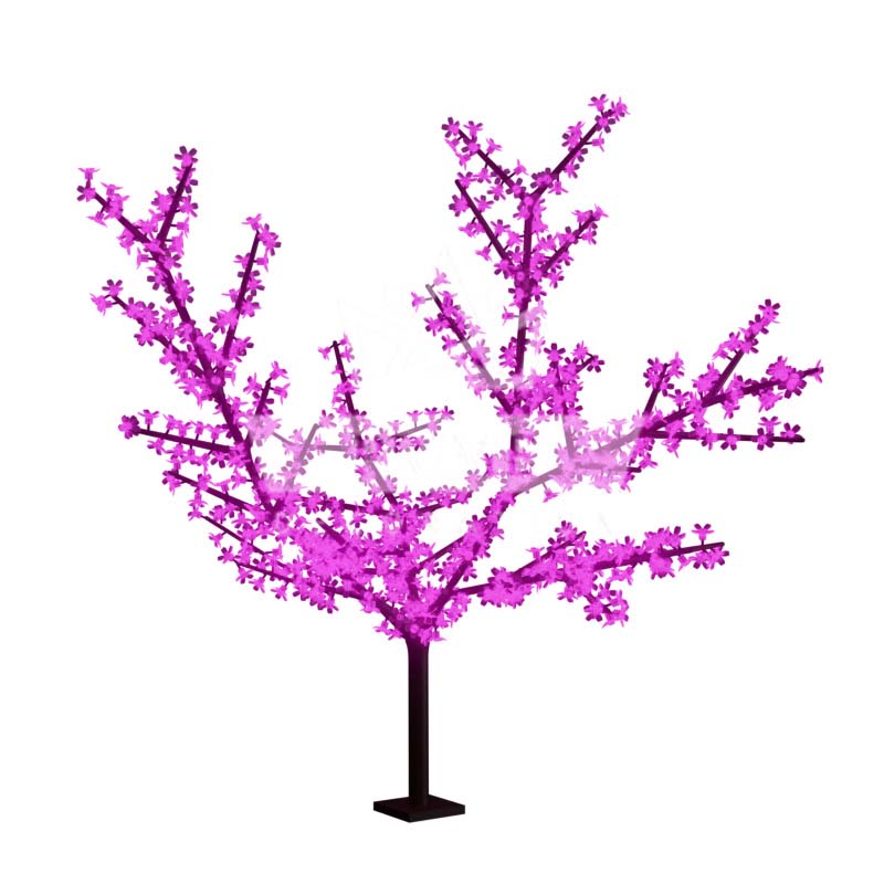 Светодиодная сакура 1728 диодов, ширина 3,6 м высота 3 м