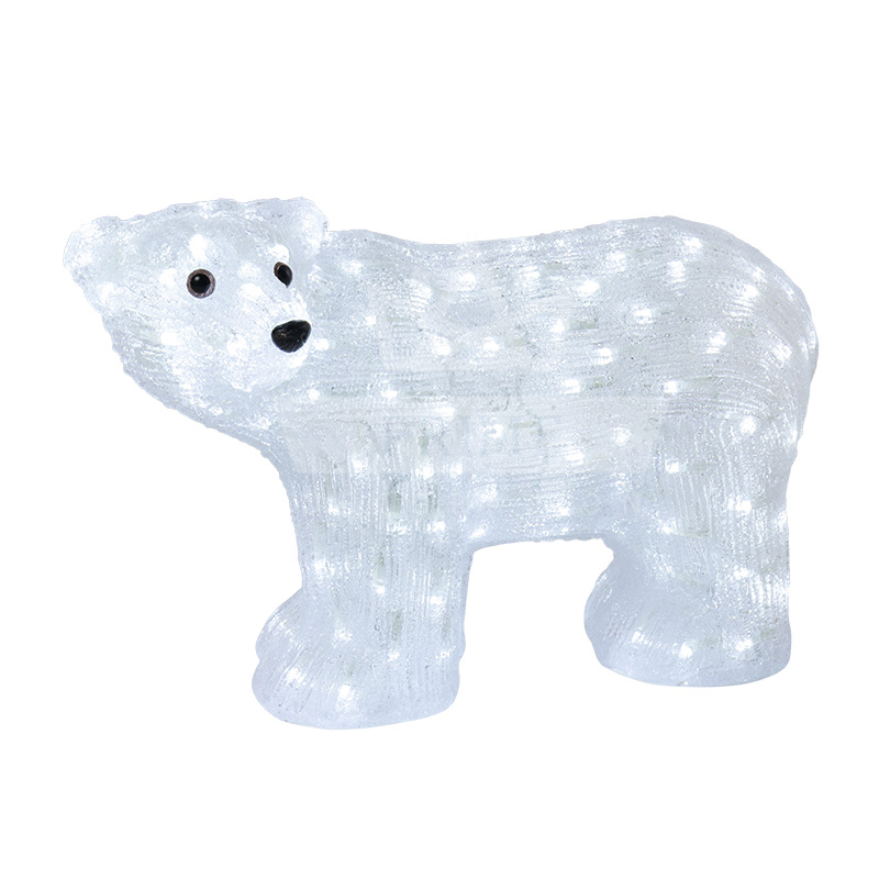 Светодиодная фигура Мишка, ширина 0,60 м высота 0,40 м