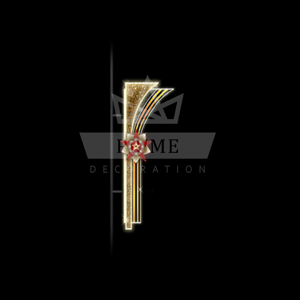 Консоль Георгиевская лента со звездой П-3, высота 1,5 м