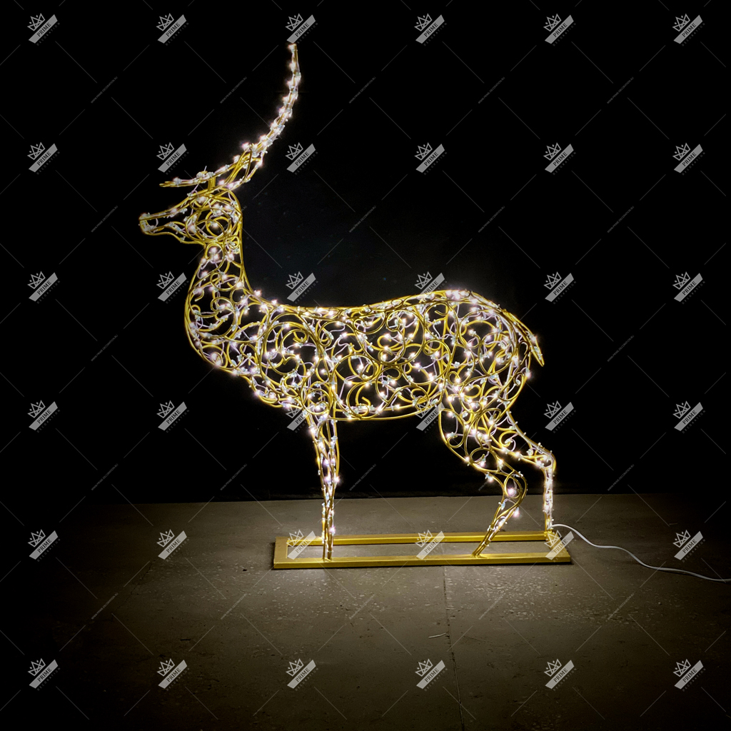 Светодиодный Олень Рождественский