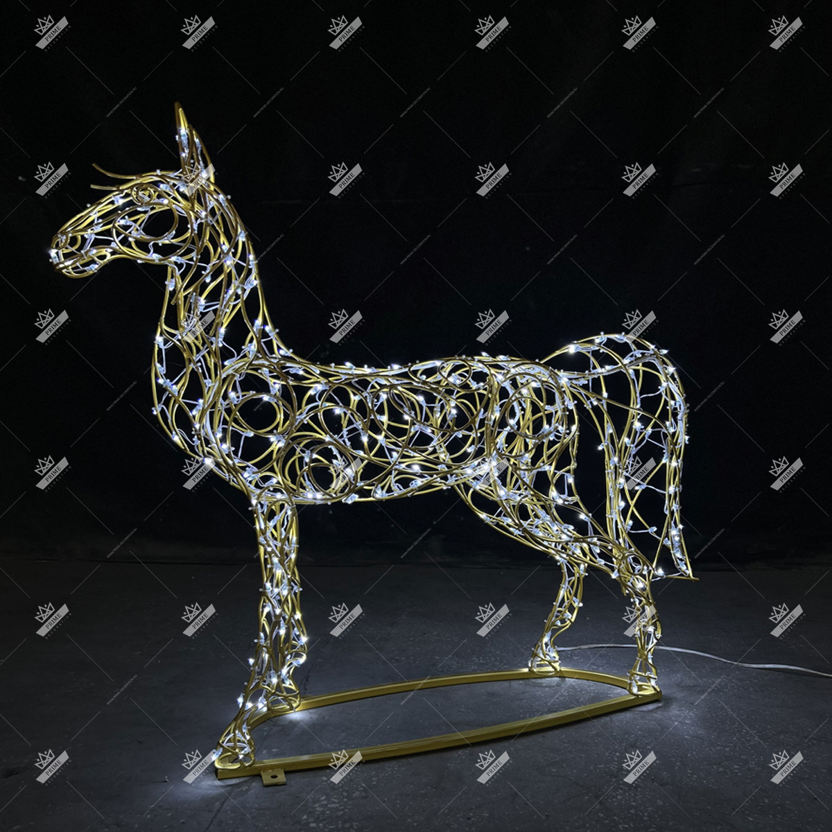 Светодиодная конструкция Жеребенок,  высота 1,2 м