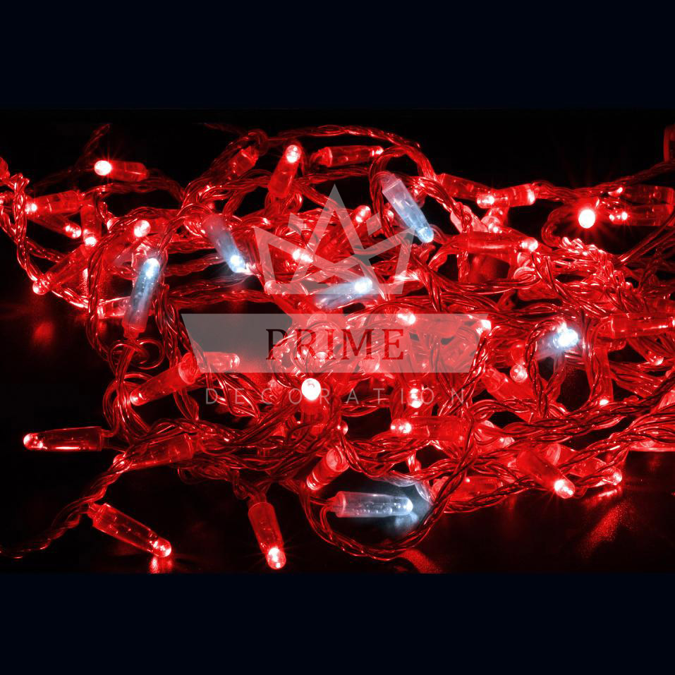 Гирлянда-нить 10 м, ПВХ, флэш, 220В