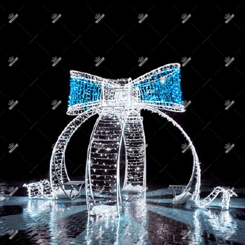 Светодиодная Арка Бант, высота 3,5 м