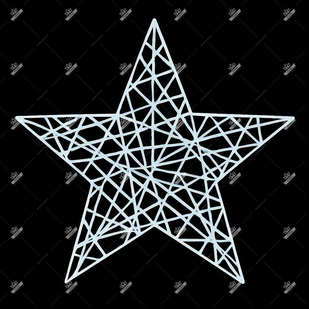 Новогодний светодиодный мотив Звезда