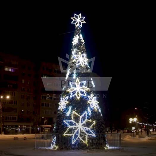 Кристалл. Комплект оформления для искусственной уличной елки