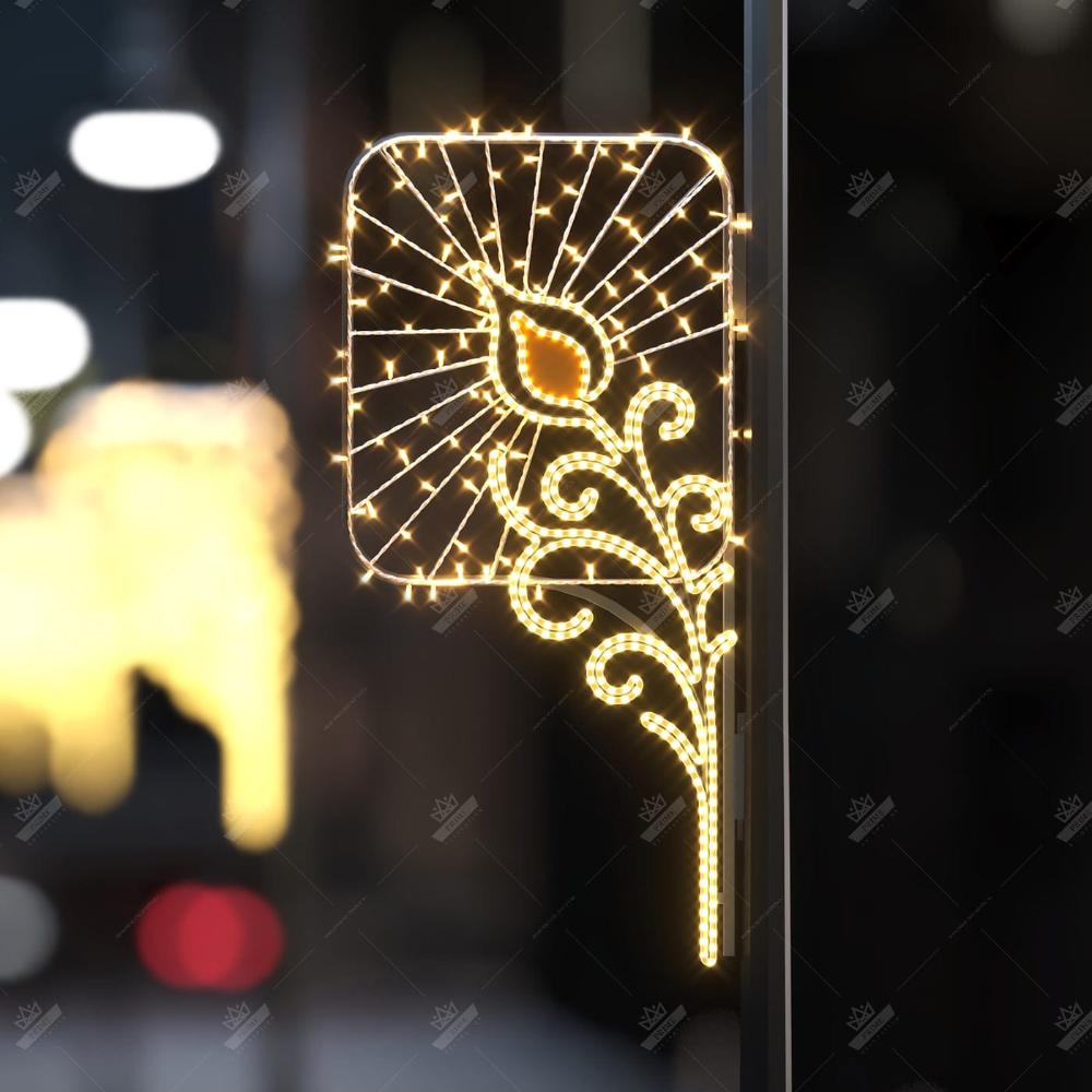 Светодиодная Консоль, ширина 0,77 м высота 1,55 м