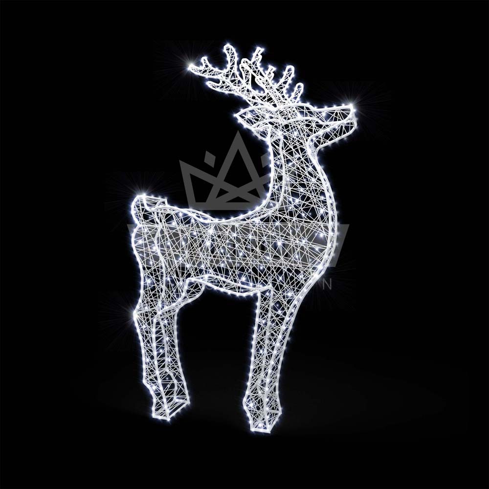 Декоративная фигура Олень, ширина 1,15 м высота 1,8 м