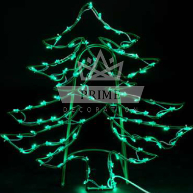 Светодиодный мотив Елка №1, высота 0,75 м