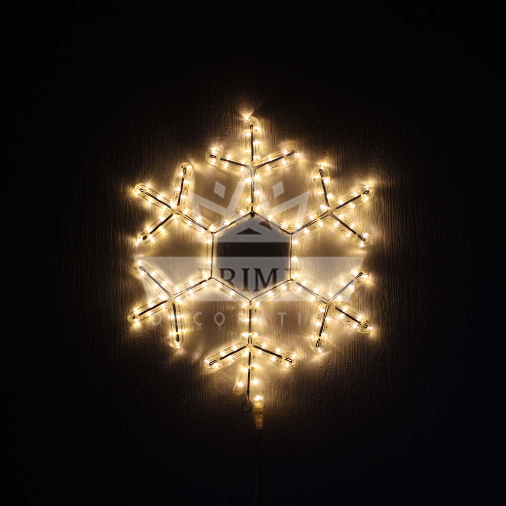 Новогодний светодиодный мотив Снежинка