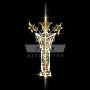 Светодиодная Консоль Звездная Премиум, высота 2 м