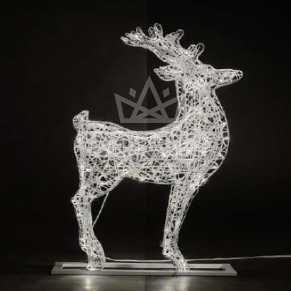 Светодиодная фигура Олень, высота 1,2 м