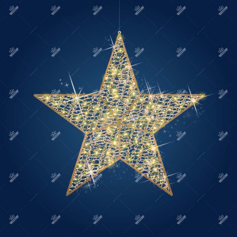 Новогодний светодиодный мотив Звезда Деко МЗ11