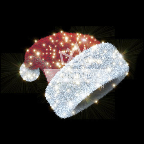 Декоративная фигура Новогодний колпак, ширина 0,8 м высота 1,2 м