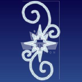 Светодиодная Консоль, ширина 0,87 м высота 1,8 м