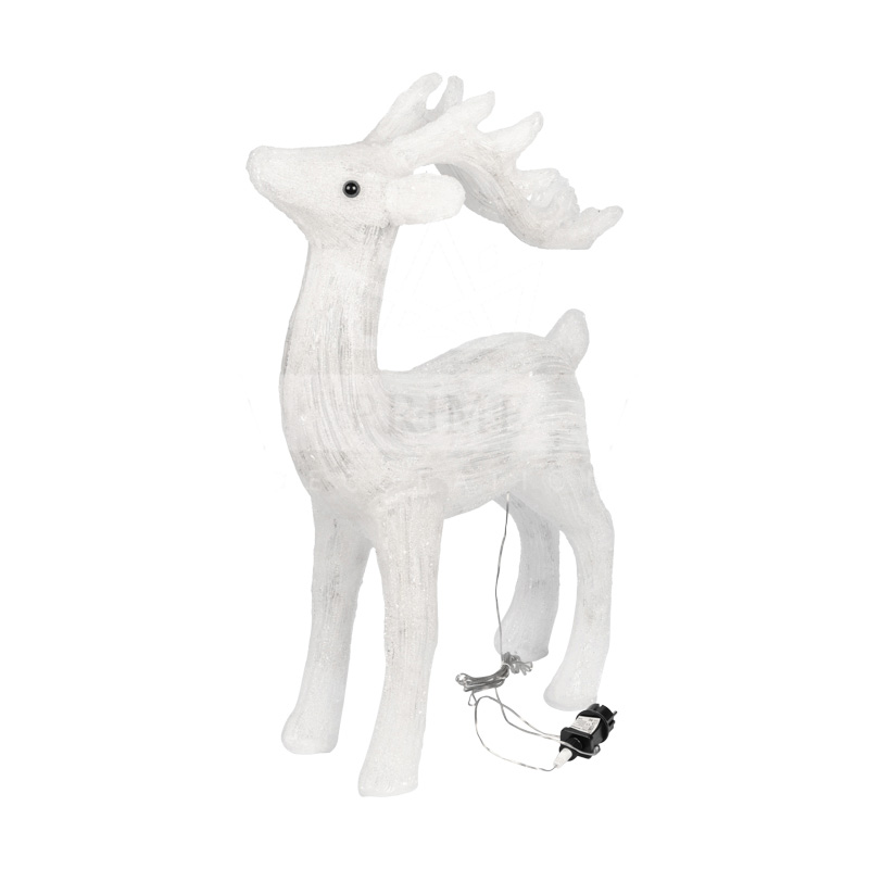 Светодиодный Олень, ширина 0,75 м высота 0,5 м