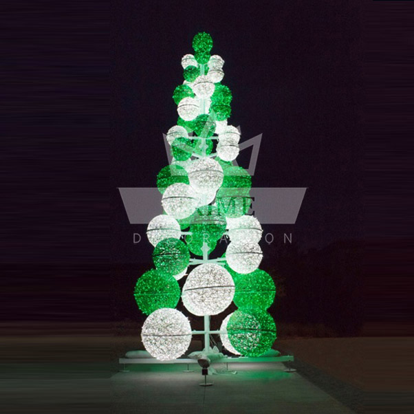 Световая елка из Шаров SR поликомпозит