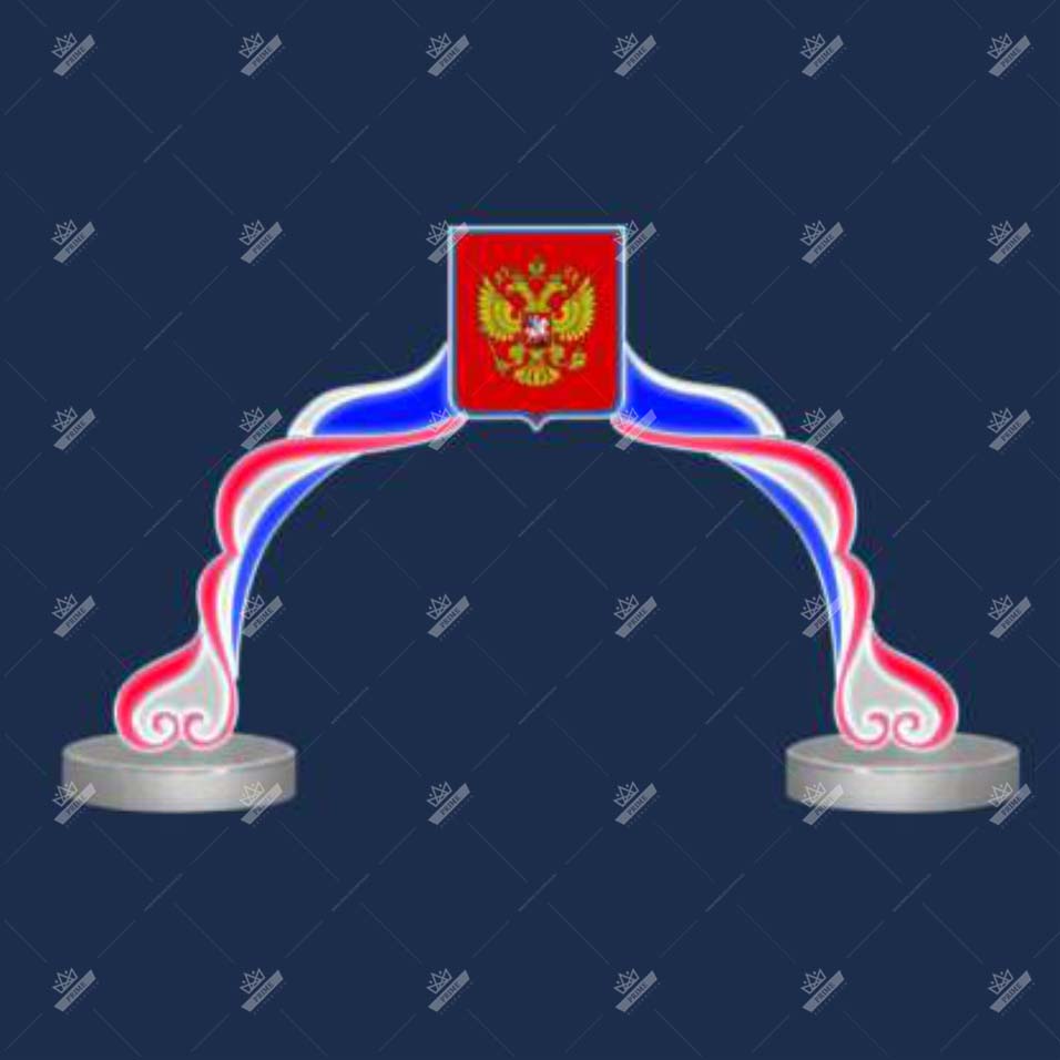 Светодиодная праздничная арка Двуглавый орел