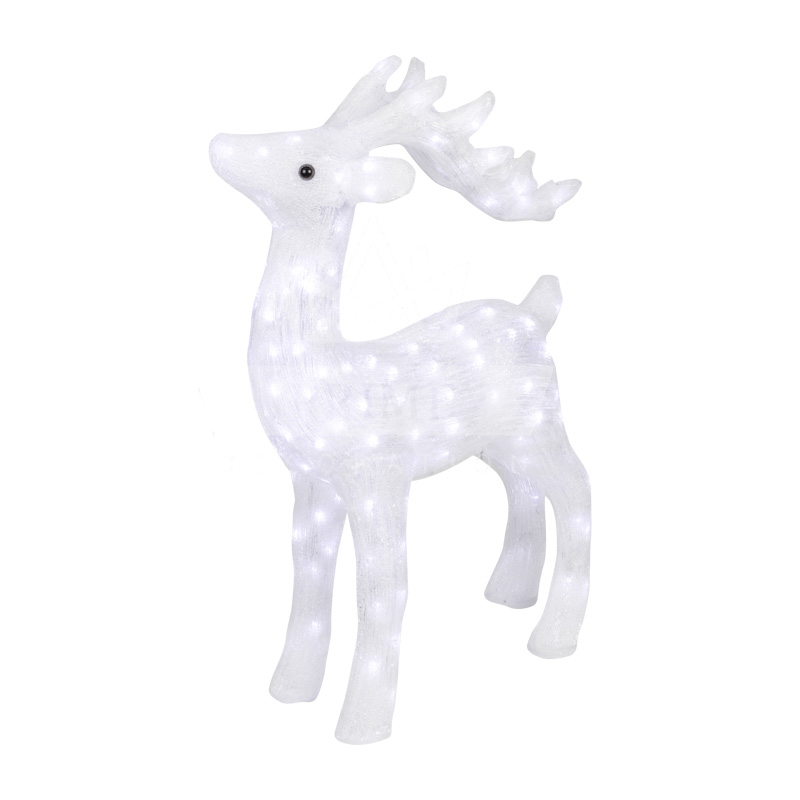 Светодиодный Олень, ширина 0,75 м высота 0,5 м