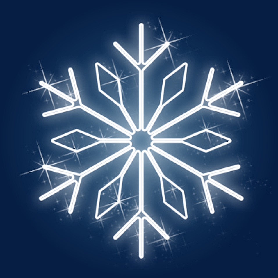 Новогодний светодиодный мотив Снежинка МС16
