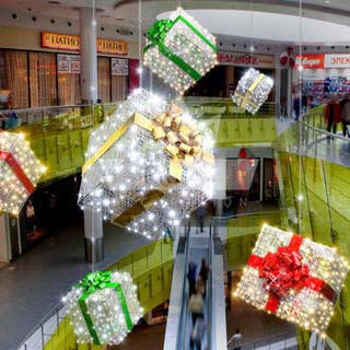 Световая декоративная фигура Подарок