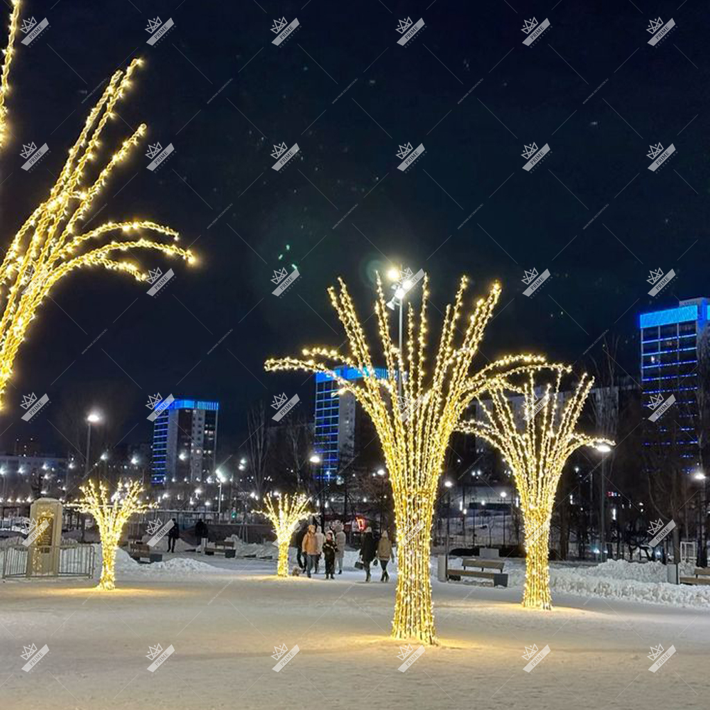 Светодиодное дерево 4, высота 3 м