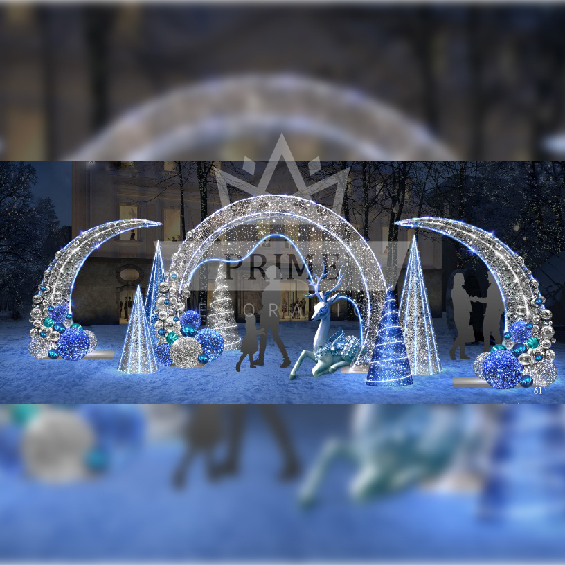 Композиция из световых конструкций "Млечный путь"