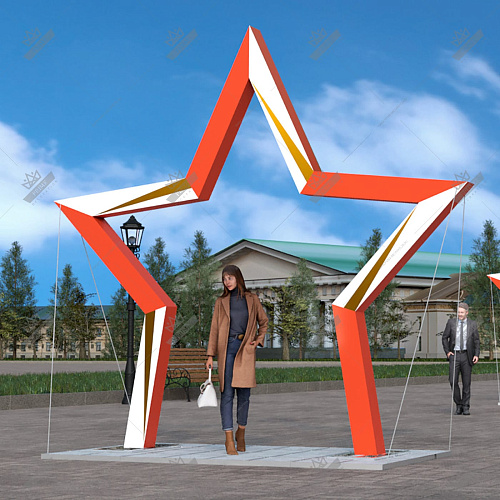 Праздничная арка Звезда Победы