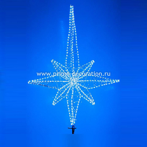 Световая макушка на елку Роза ветров