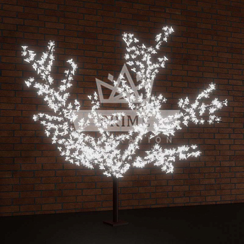 Светодиодная сакура 1728 диодов, ширина 2 м высота 2,4 м