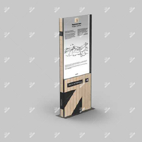 Информационный стенд Vector-1, высота 2,2 м