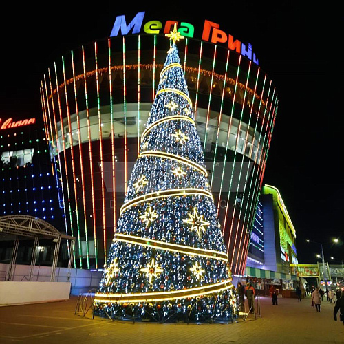 Искусственная ель с комплектом оформления Галактика