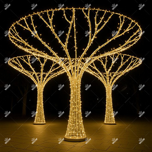 Светодиодное дерево 5, высота 3,5 м