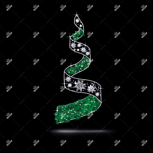 Световая конструкция Метелица, высота 3 м